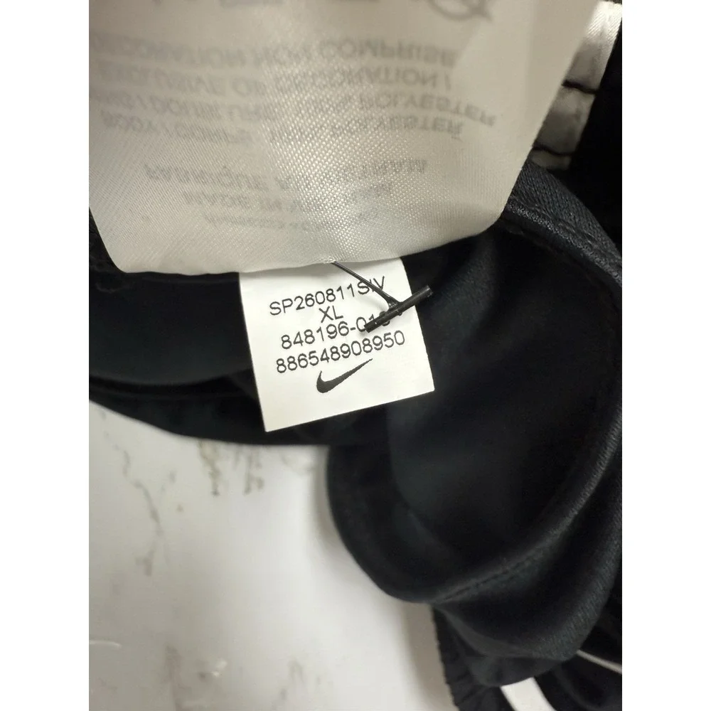 Nike Girls Dri-FIT Tempo Running Shorts Black/White Youth XL 848196-010 NWT